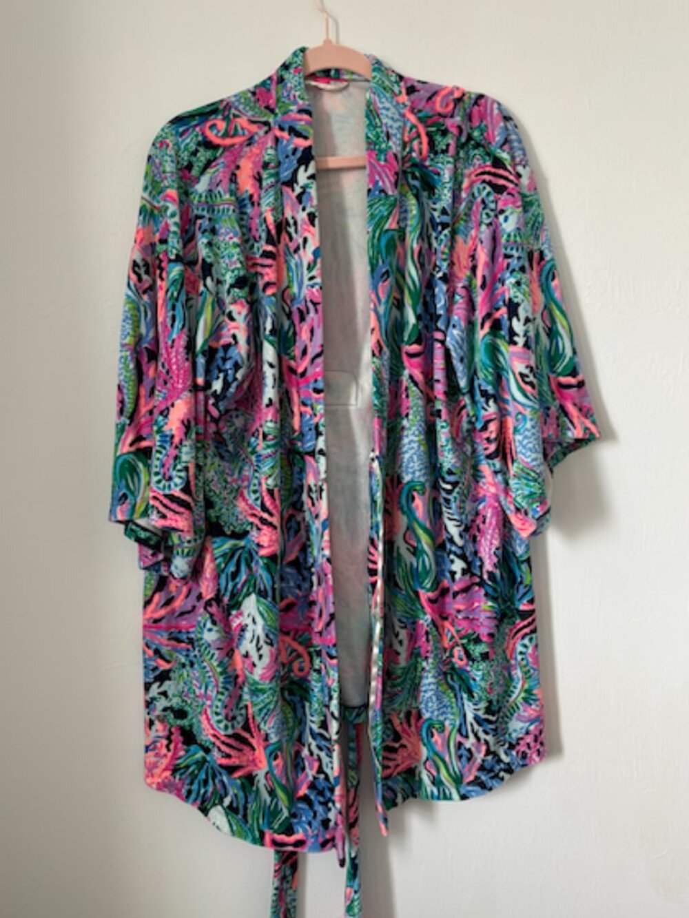 Lilly Pulitzer Velvet Robe L/XL